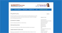 Desktop Screenshot of bankruptcycasereview.com