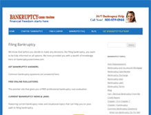 Tablet Screenshot of bankruptcycasereview.com